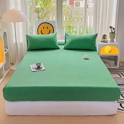 Luxury Washed Cotton Fitted Sheet