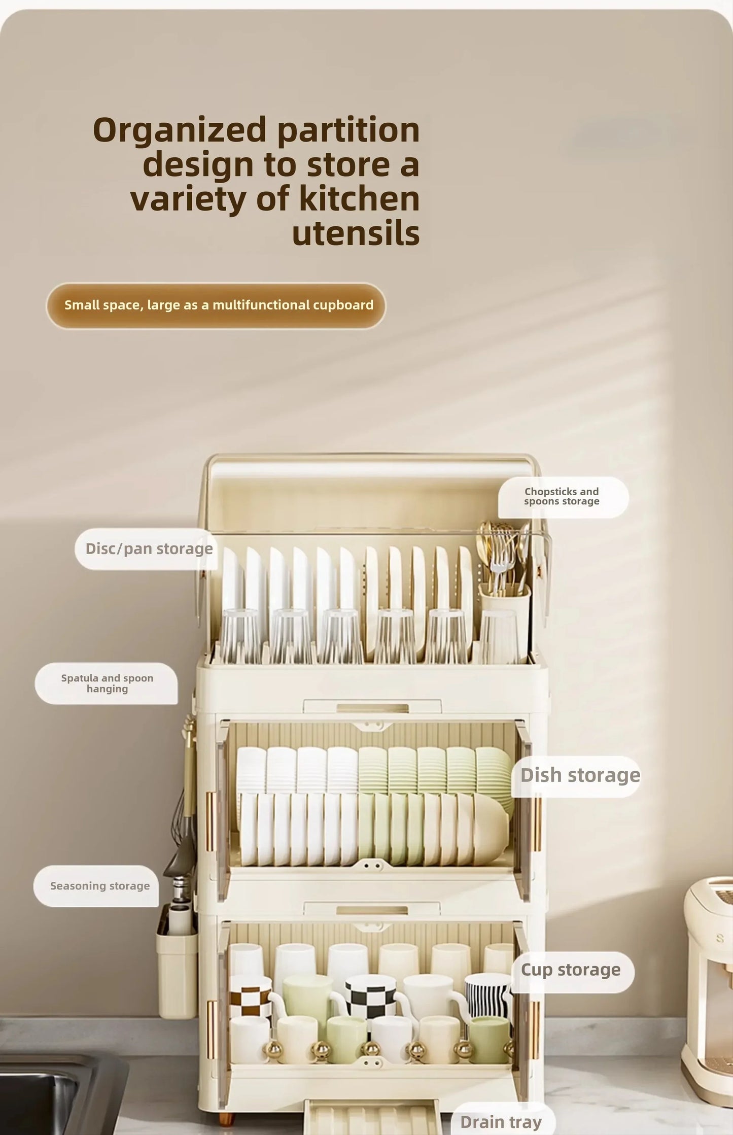Plastic Tableware Storage Box