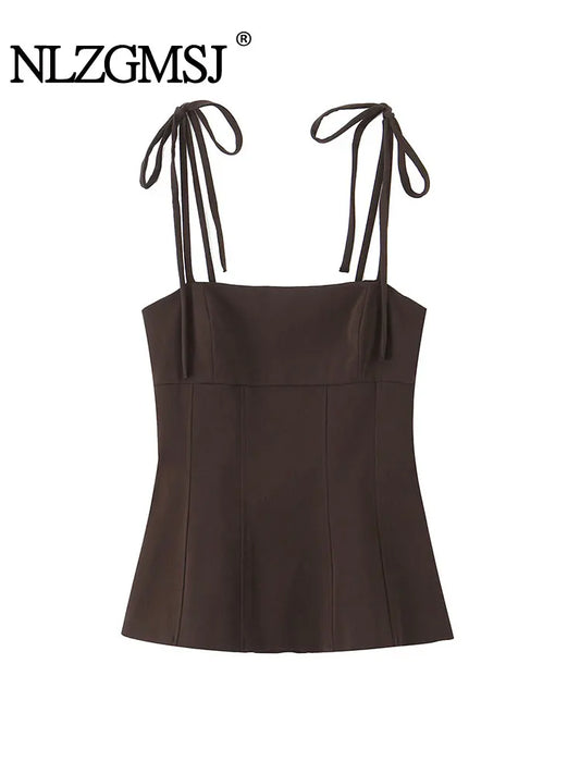 nlzgmsj Backless Top - Sexy Club Style