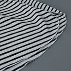 Linad Striped V-Neck Set The Max Mall
