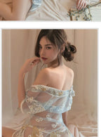 Sexy Lingerie Women Sexy Uniform Set Mesh Cheongsam Cosplay The Max Mall
