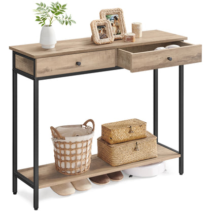 VASAGLE Industrial Console Table