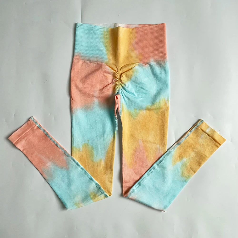 Mrs win Tie Dye Yoga Pants High Waist Leggings The Max Mall