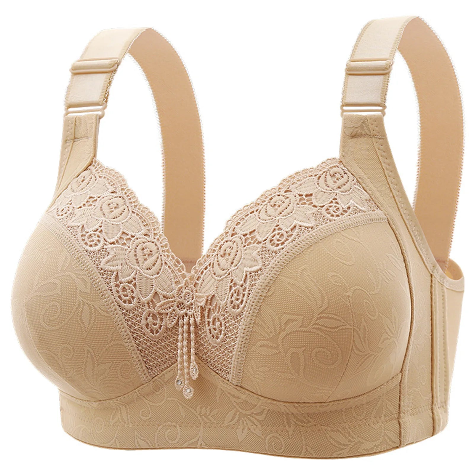 Sexy Lace Seamless Large Size Women's Sports Bra