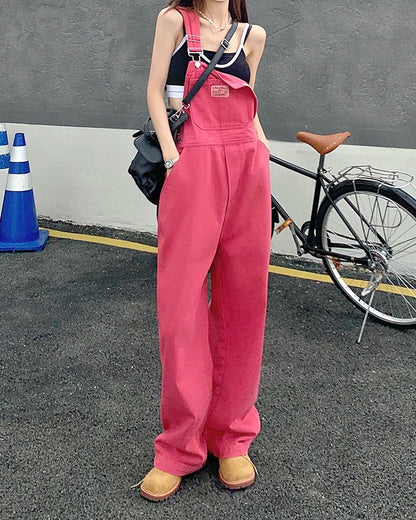Rose Pink Straight Jeans