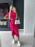 ELLGSSG Sexy Club Dress - Sheath Mid-Calf ELLGSSG