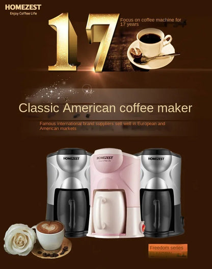 household mini American drip coffee maker tea maker