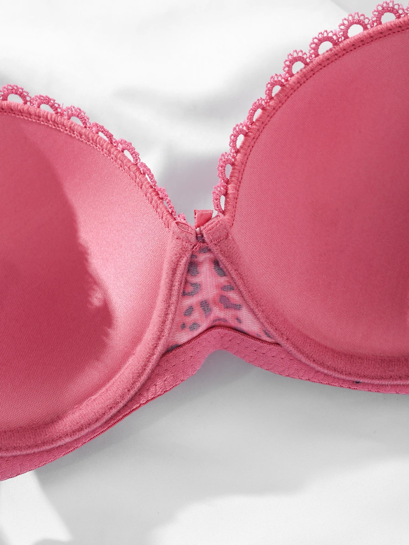 Push Up Embroidered Bra