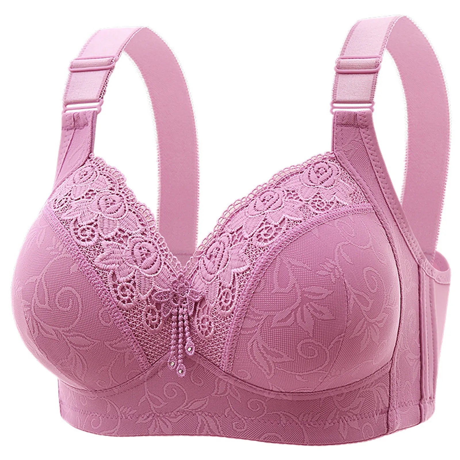 Sexy Lace Seamless Large Size Women's Sports Bra
