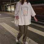 Baggy All-match T-shirts Women Casual Summer Korean Fashion The Max Mall