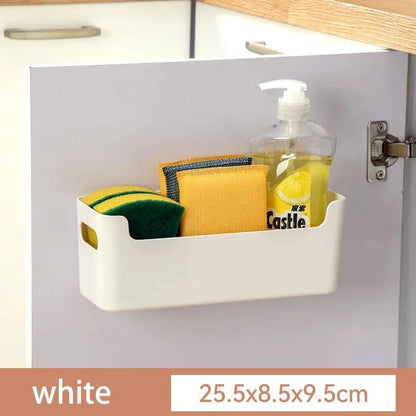 Kitchen cabinets are classified and organized into storage boxes for dishes