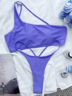 Sexy Asymmetric High Cut Micro Thong Bikini Female The Max Mall