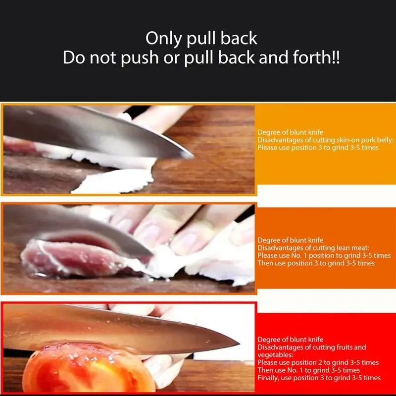 Professional Cutter Sharpener - 4-Stage Knife Sharpening System