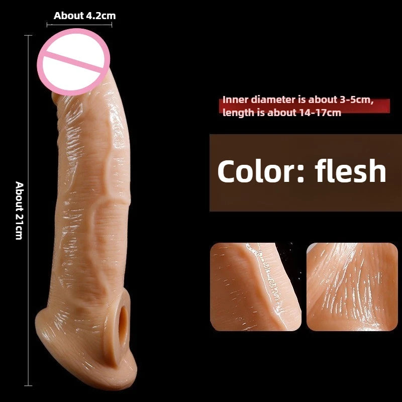 Penis Enhancement Sleeve with Ring