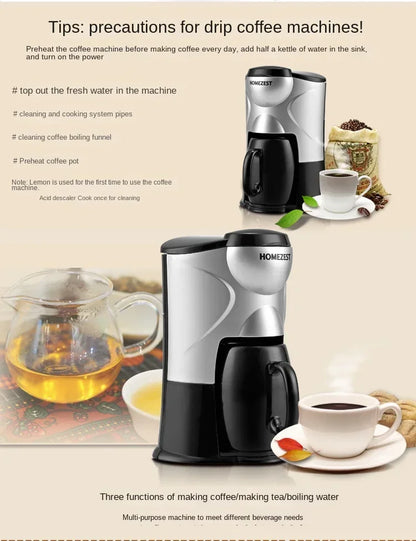household mini American drip coffee maker tea maker