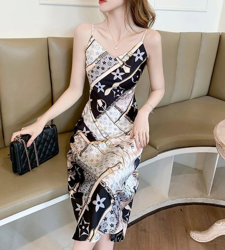 RankSweet Office Dress - V-Neck Sleeveless