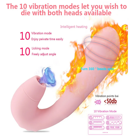 10 Speeds Clit Sucker Vagina Sucking AV Massage Vibrators Oral Sex