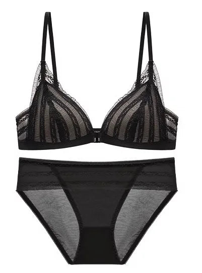 Push-Up Triangle Cup Bra Set