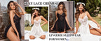 Elegant Lace Babydoll Nightgown