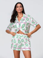 hirigin Summer Pajama Set - Cute Print hirigin