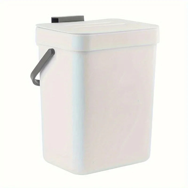 Kitchen Waste Bin Household Countertop Container with Lid for Rubbish Composter