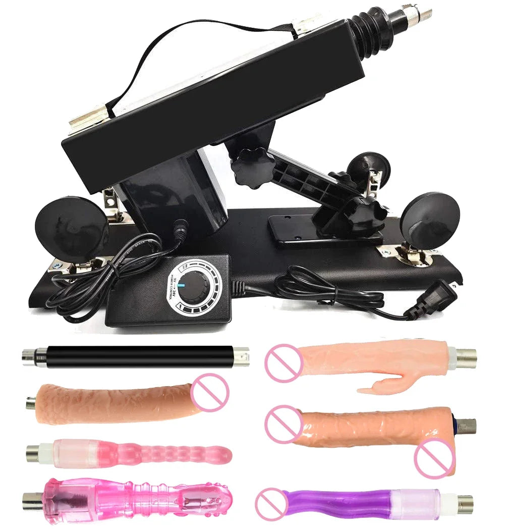 Thrust Sex Machines for Women Men with Masturbator Cup Realistic Dildo