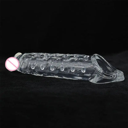 Realistic Penis Sleeve Extender huge Male Cock