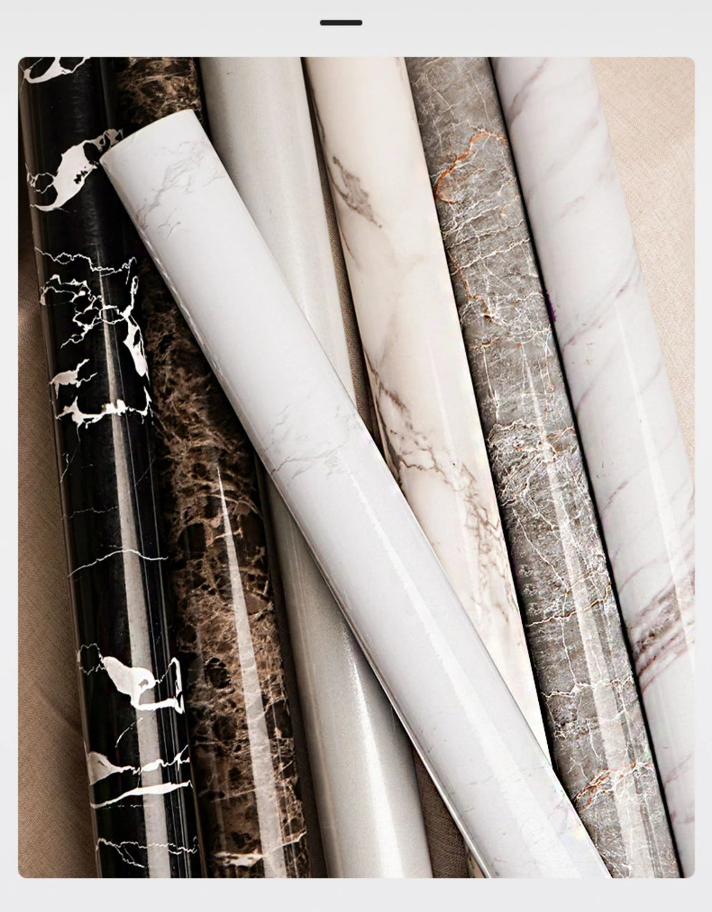 Waterproo&Moisture-Proof  Wallpaper Countertop Self-Adhesiv Cabinet Renovation Tile Marble Sticker The Max Mall