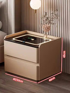 Smart Solid Wood Nightstand with Wireless Charging The Max Mall