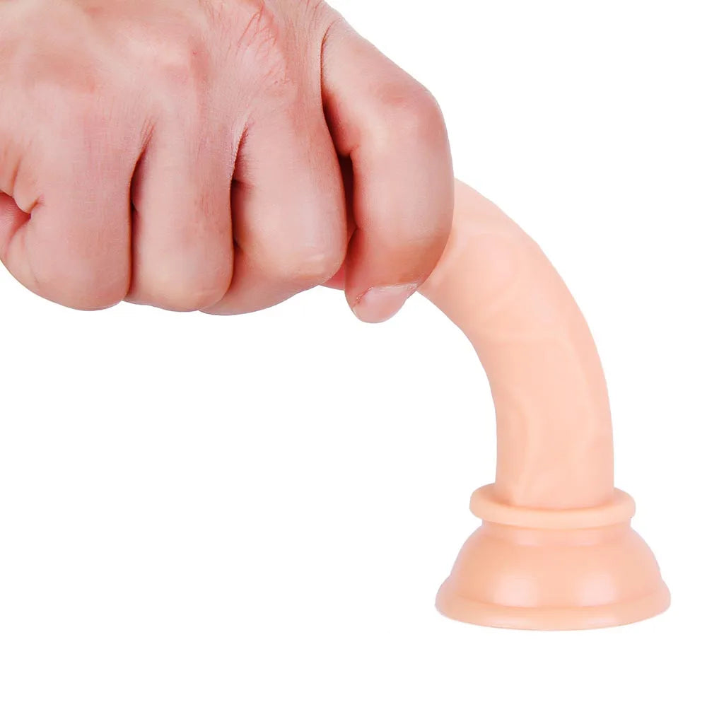 Real Dick With Suction Cup NO Vibrator Sex Toys for Woman