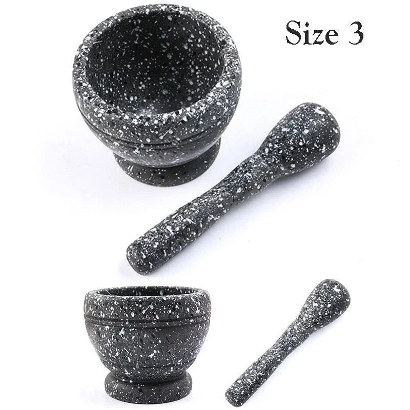 Manual Mortar & Pestle Set - Kitchen Spice and Herb Grinder