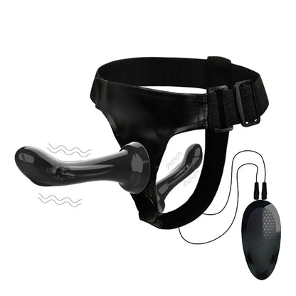 Double Dildo Vibrators For Lesbian  Bondage Harness Strap On Sex Toys For Women