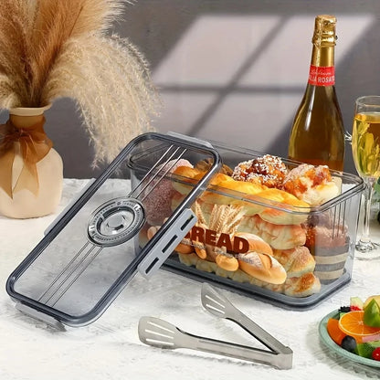 Premium Sealing Storage Container with Lid and Four Buckles