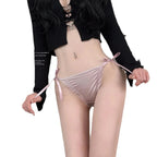 Trendy Japanese Style Women's Mid Waist Lace Underpants Pure Sexy The Max Mall