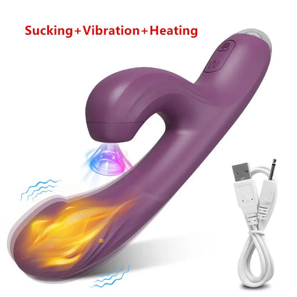 Powerful Thrusting Sucking Vibrator Female Sucker Clitoris Stimulator