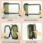 Abay Lightweight Folding Camping Chair - Portable Carbon Steel Abay