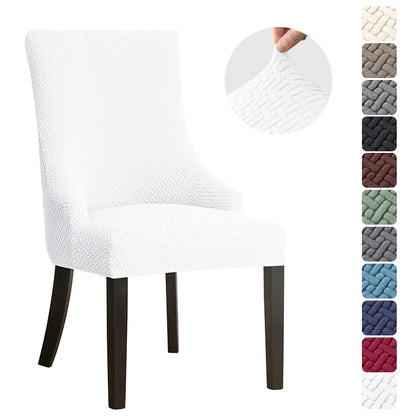 Yupartex Stretch Chair Cover - Jacquard Spandex Slipcover