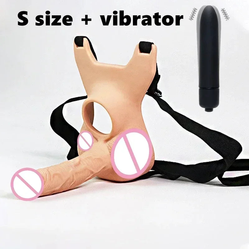 Wearable Vibrators Double-Headed Dildo Anal Plug Butt Plug Vibrator