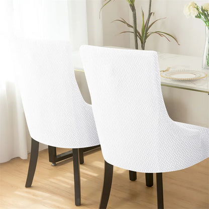 Yupartex Stretch Chair Cover - Jacquard Spandex Slipcover