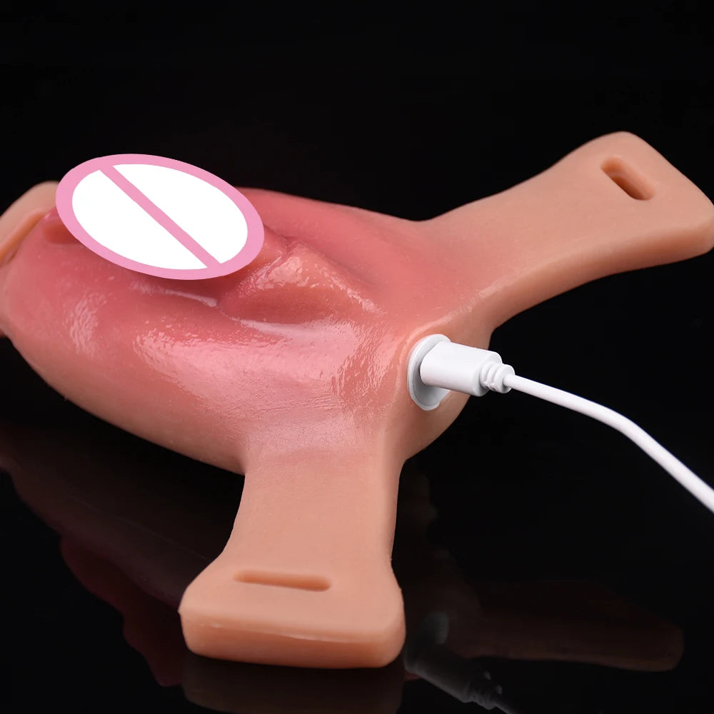 Realistic Vagina Dildos Underwear Pad Anal Clit Massage