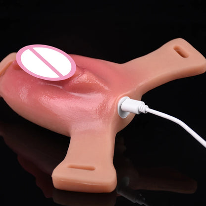 Realistic Vagina Dildos Underwear Pad Anal Clit Massage