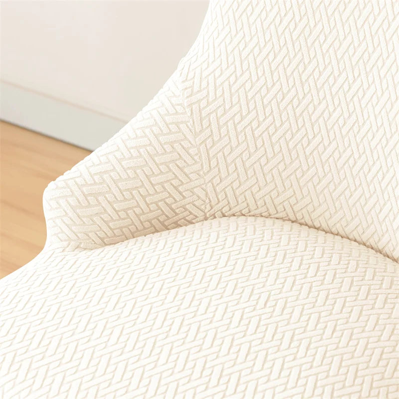 Yupartex Stretch Chair Cover - Jacquard Spandex Slipcover