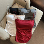 YJSFG HOUSE Padded Camisole - Built-in Bra YJSFG HOUSE