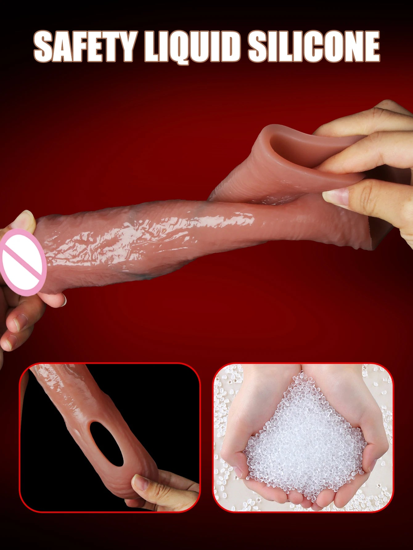 Male Enhancement Sleeve with Ring
