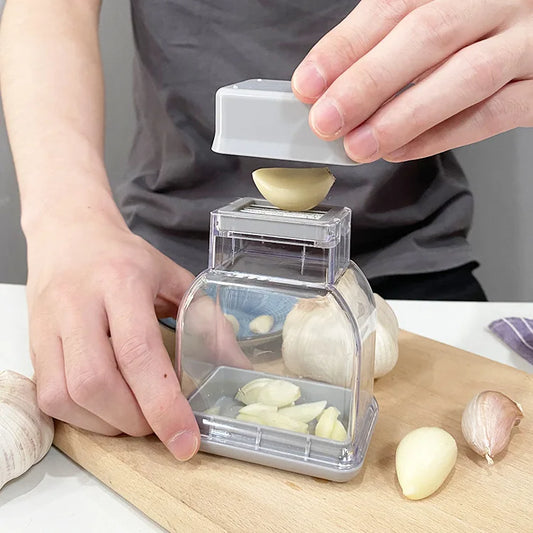 Manual Pressing Garlic Grinding Grater Cutter