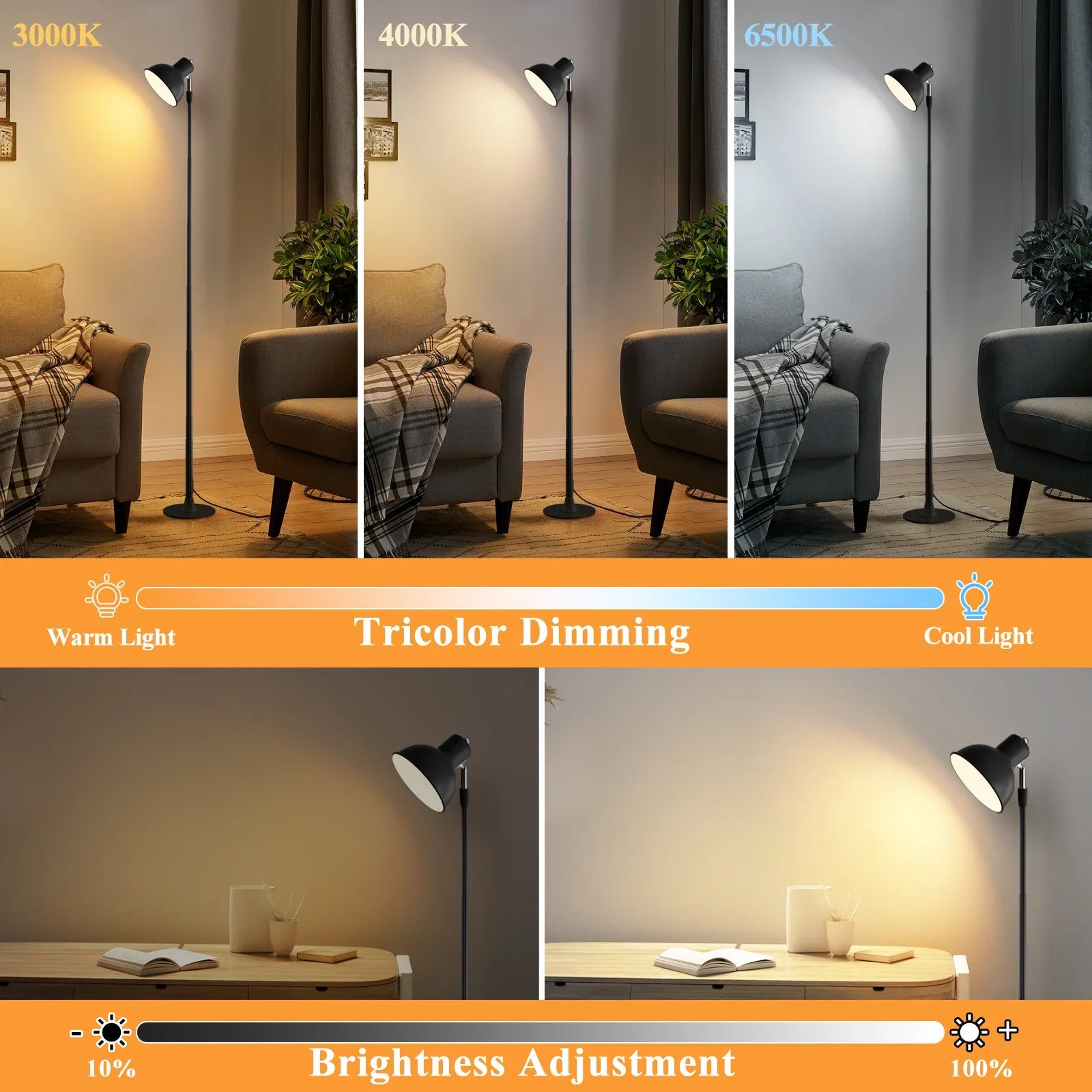 MING&BEN Adjustable Floor Lamp MING&BEN