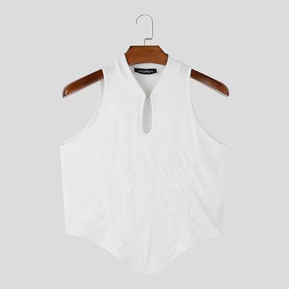 INCERUN Men's Tank Top - Casual Solid