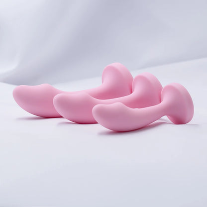 Silicone Anal Plug Gem Base Butt Plug Anal Masturbation Stimulator