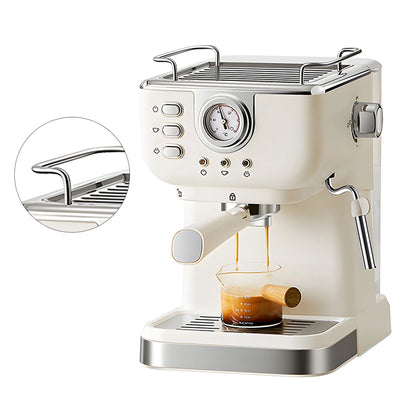 Coffee Maker 1050W 1.5L Large Capacity Semi Automatic