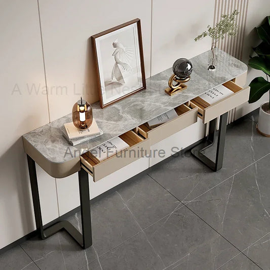 Luxury Glossy Console Table